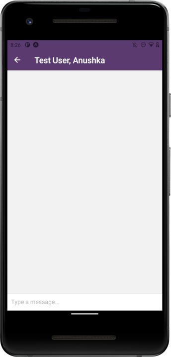 Screenshot: Direct chat name