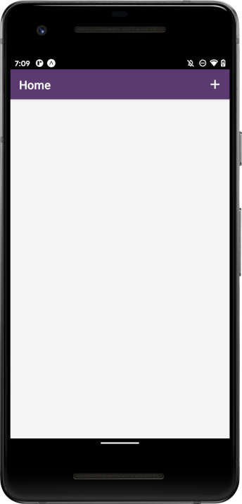 Screenshot: Home screen add